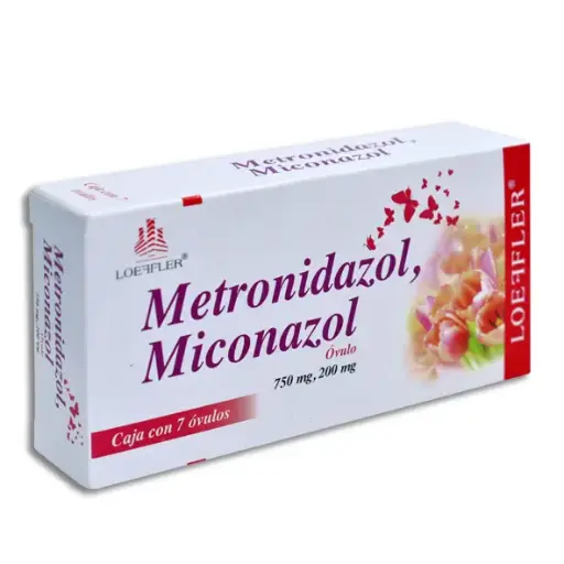 [7502211788799] METRONIDAZOL , MICONAZOL Ovulos - c/7