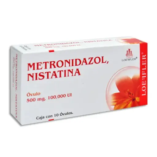 [7502211784289] METRONIDAZOL , NISTATINA Ovulos - c/10