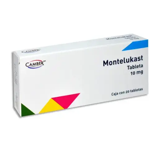 [7506442701886] MONTELUKAST 10MG CAMBER Tabletas - c/20