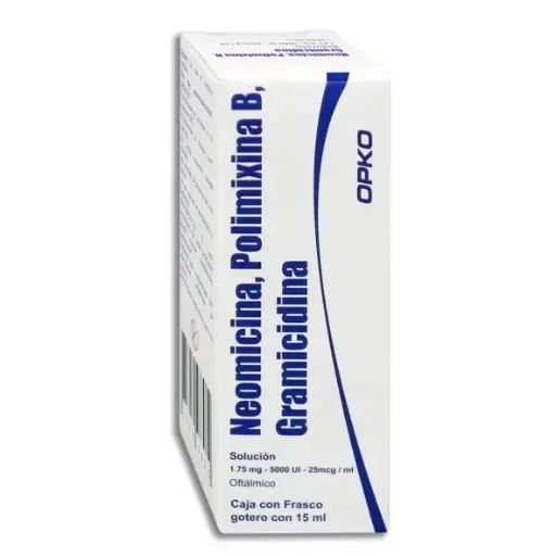 [75049805] NEOMICINA-POLIMIXINA B-GRAMICIDINA EXAKTA Solucion Oftalmica - 15 ml