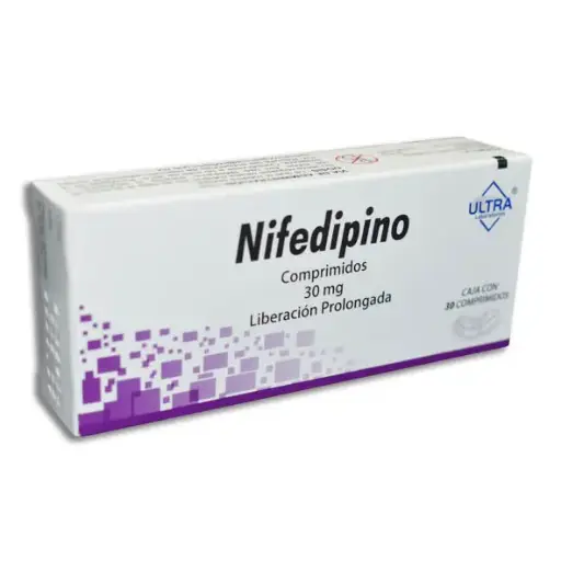 [7502216796331] NIFEDIPINO 30MG ULTRA Comprimidos LP - c/30