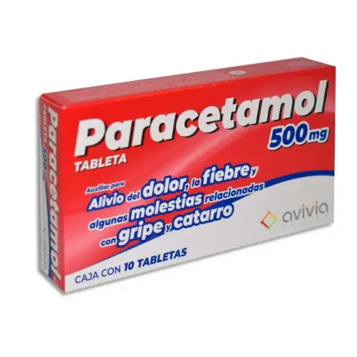 [7502209850934] PARACETAMOL 500MG AVIVIA Tabletas - c/10