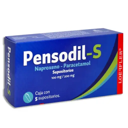 [7502211784043] PENSODIL-S Supositorios - c/5