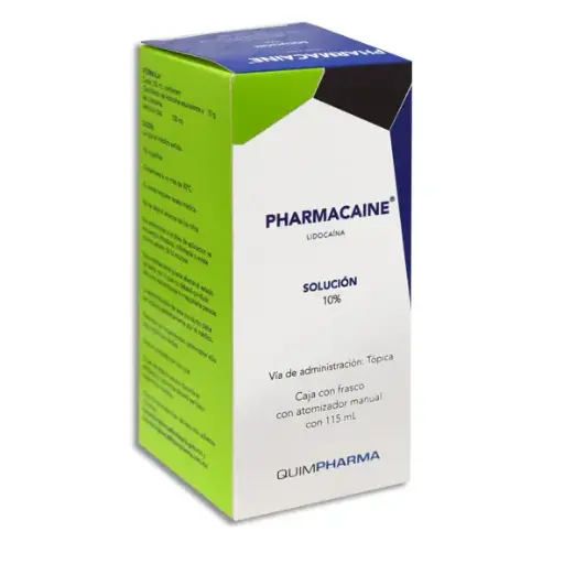 [7502223111202] PHARMACAINE 10% Solucion Spray - 115 ml