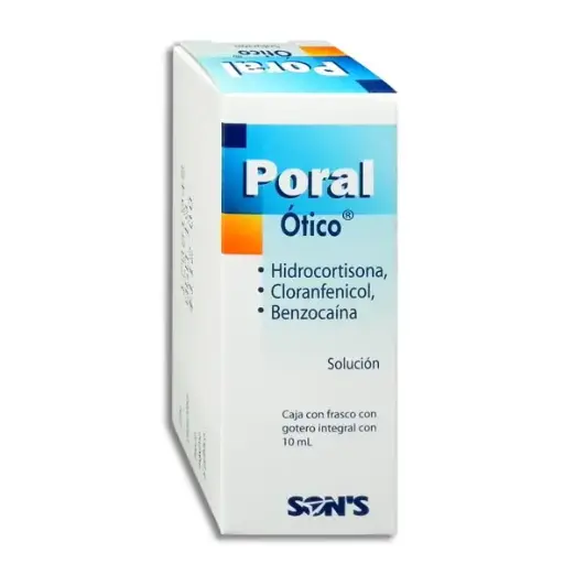 [7502001162600] PORAL OTICO Solucion Otica - 10 ml
