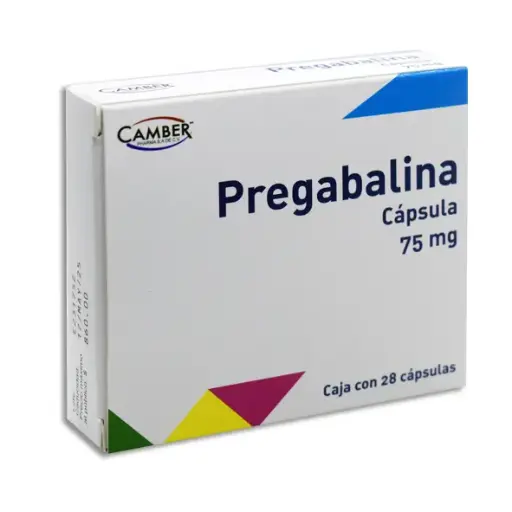 [7506442702593] PREGABALINA 75MG CAMBER Capsulas - c/28