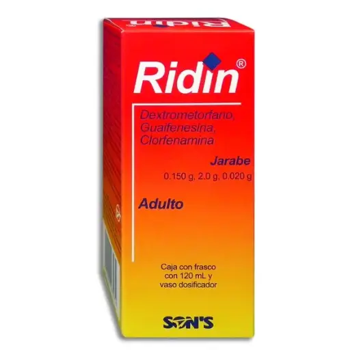 [7502001163072] RIDIN ADULTO Jarabe - 120 ml