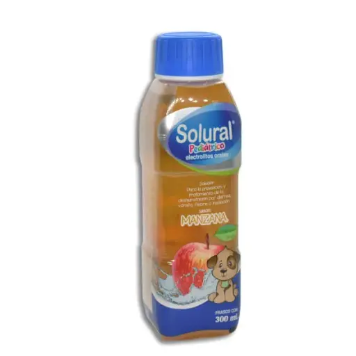 [7501349012387] SOLURAL PEDIATRICO MANZANA Solucion - 300 ml