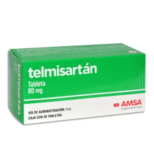 [7501349025806] TELMISARTAN 80MG AMSA Tabletas - c/28