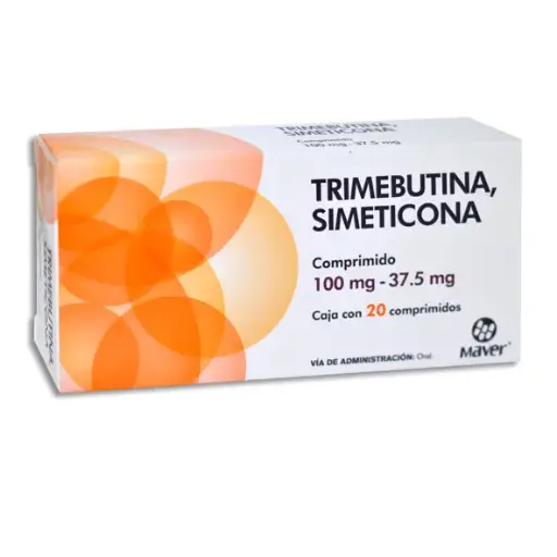 [7502009749162] TRIMEBUTINA , SIMETICONA Comprimidos - c/20