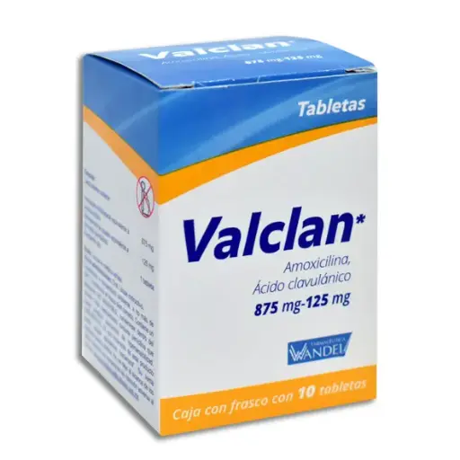 [7503001007250] VALCLAN 875/125MG Tabletas - c/10