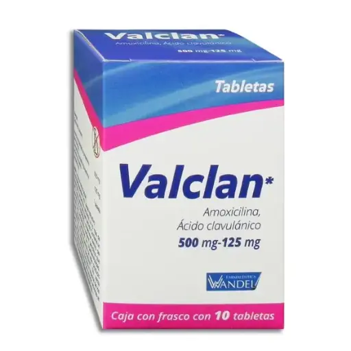 [7503001007199] VALCLAN 500/125MG  Tabletas - c/10