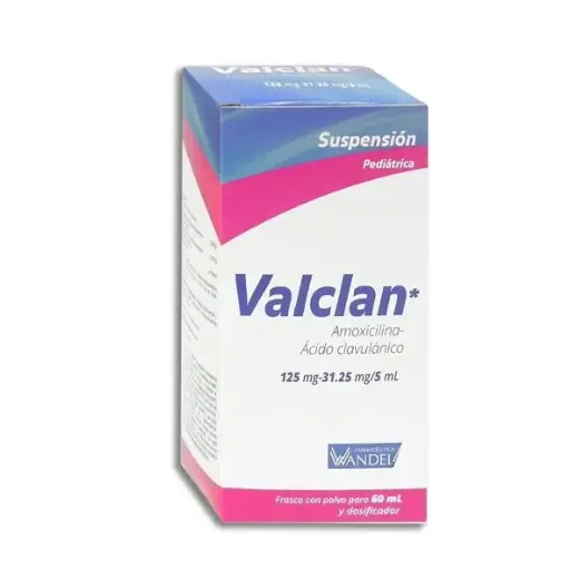 [7503001007236] VALCLAN 125/31.25MG Suspension - 60 ml