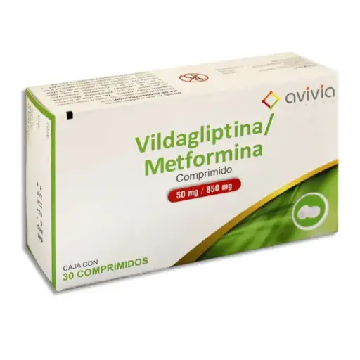 [7503049078014] VILDAGLIPTINA / METFORMINA 50/850MG AVIVIA Comprimidos - c/30
