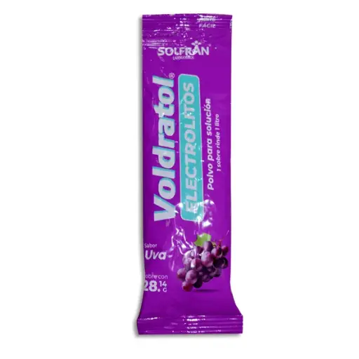 [7502274790814] VOLDRATOL UVA ELECTROLITOS Polvo en Sobres - c/1