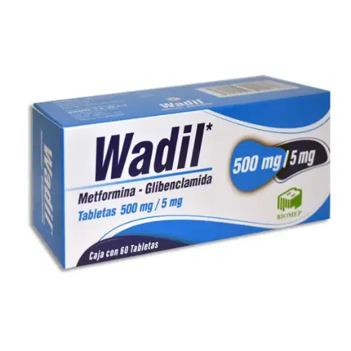 [7501573900627] WADIL 500/5MG Tabletas - c/60