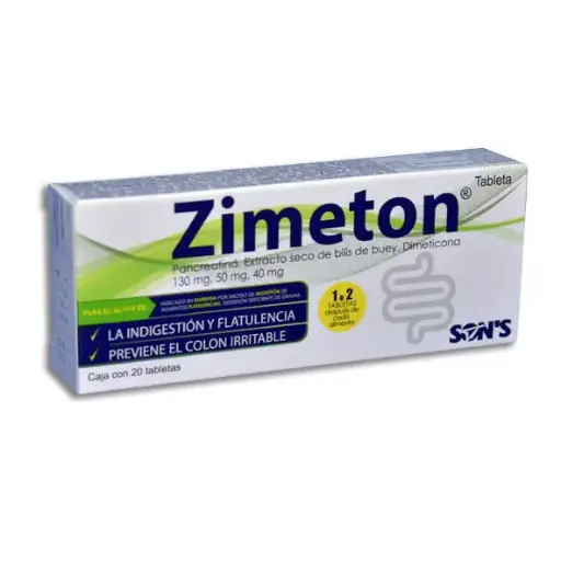 [7502001165397] ZIMETON Tabletas - c/20