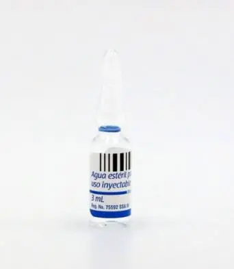 [7501125111082] AGUA INYECTABLE 3ML FLEXOVAL Solucion - 3 ml