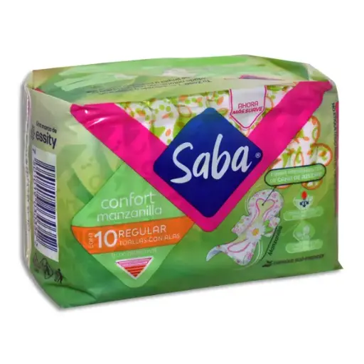 [7501019030352] SABA MANZANILLA CONFORT REGULAR C/ALAS Bolsa - c/10