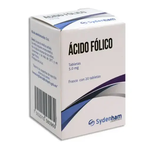 [7502010580969] ACIDO FOLICO SYDENHAM Tabletas - c/20