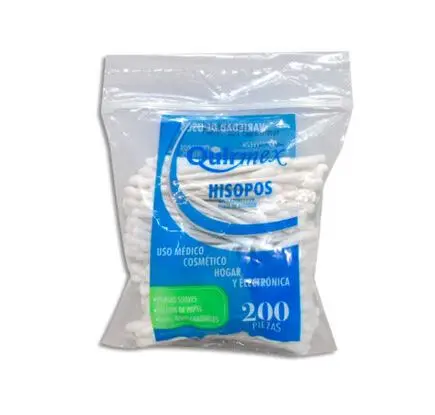 [7506552900018] APLICADORES DE ALGODON QUIRMEX Bolsa - c/200