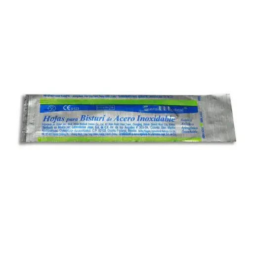 [7506022304568] HOJA PARA BISTURI SENSIMEDICAL 23 Pieza - 1 Pieza