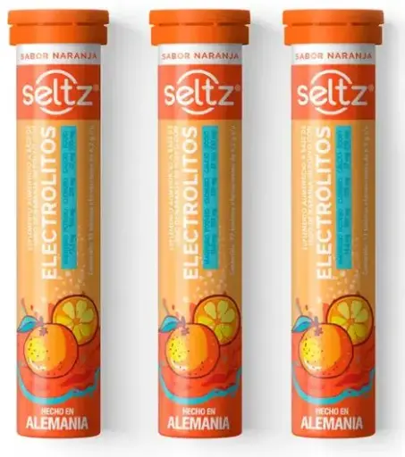 [4022679147004] SELTZ ELECTROLITOS TUBO NARANJA Tabletas Efervescentes - c/13