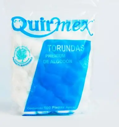 [7503003406785] ALGODON TORUNDAS QUIRMEX Bolsa - 75 g