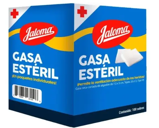 [759684231551] GASA ESTERILIZADA 10X10CM JALOMA Caja - c/100
