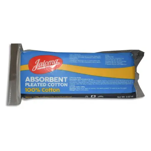 [759684076206] ALGODON ABSORBENTE PLISADO JALOMA Bolsa - 100 g