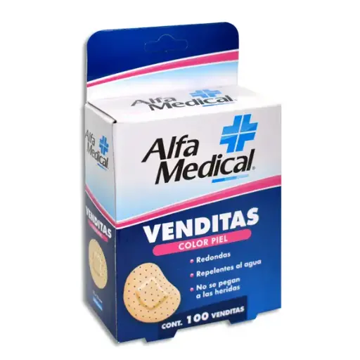 [7502275701529] VENDITAS REDONDAS PIEL Caja - c/100