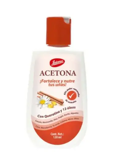 [759684431142] ACETONA CON QUERATINA Y 12 OLEOS Frasco - 120 ml