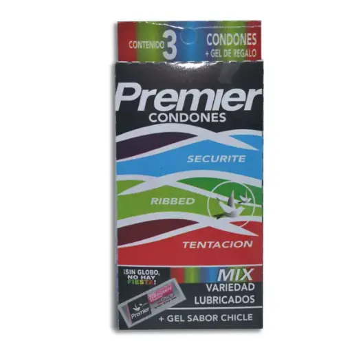 [7713042188713] PRESERVATIVO PREMIER  MIX Cartera - c/3