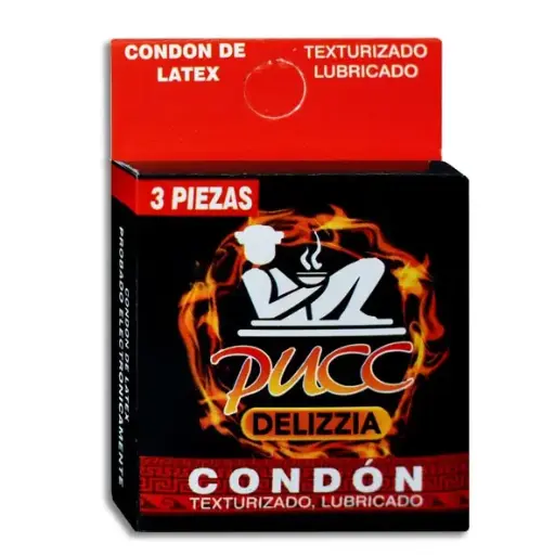 [760412186340] PRESERVATIVO PUCC TEXTURIZADO Cartera - c/3