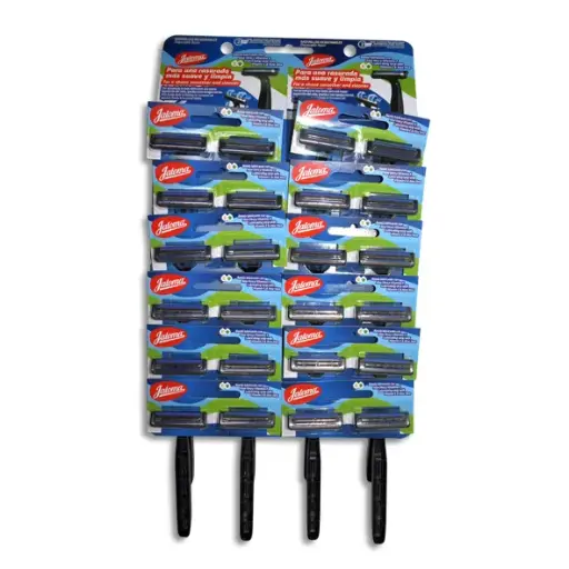 [759684440199] RASTRILLO JALOMA 2 NAVAJAS  Exhibidor - 24 Pieza