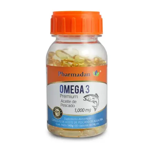 [7503007662255] OMEGA 3 PHARMADAN Capsulas - c/100