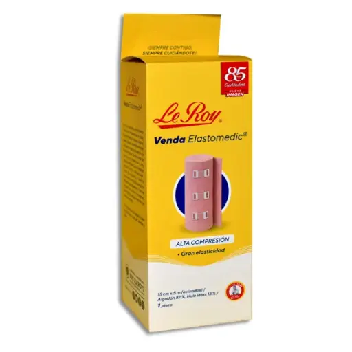 [729513133059] VENDA ELASTOMEDIC 15CMX5M LEROY Caja - 1 Pieza