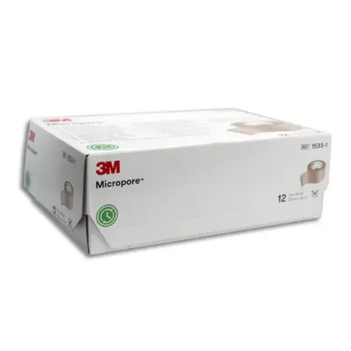 [70200534736] CINTA MICROPOROSA PIEL 3M 2.5CM  Caja - c/12