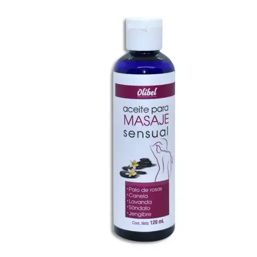 [7502009748493] ACEITE PARA MASAJE SENSUAL OLIBEL Frasco - 120 ml