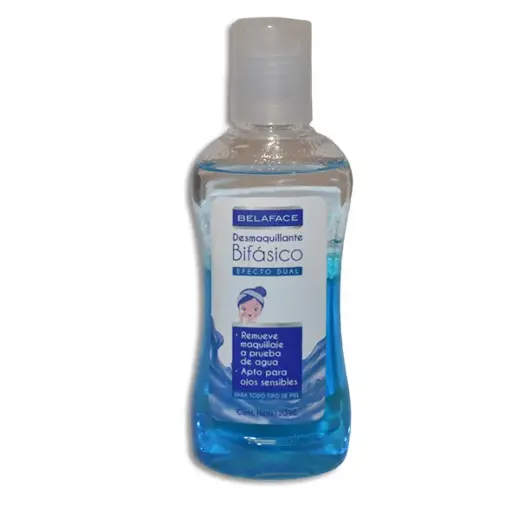 [7502009748707] DESMAQUILLANTE BIFASICO BELAFACE Liquido - 120 ml