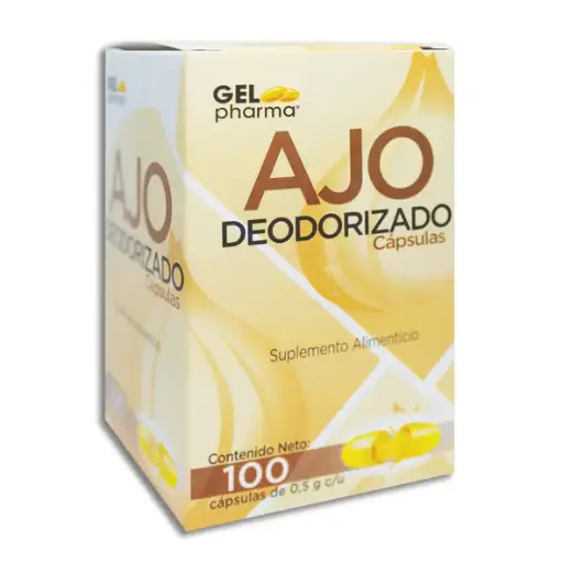 [7502227427194] AJO DEODORIZADO GELPHARMA Capsulas - c/100