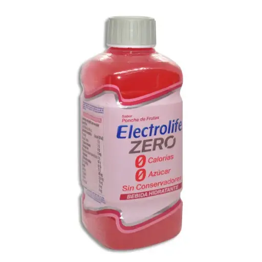 [7502268541460] ELECTROLIFE ZERO PONCHE DE FRUTAS Solucion - 625 ml