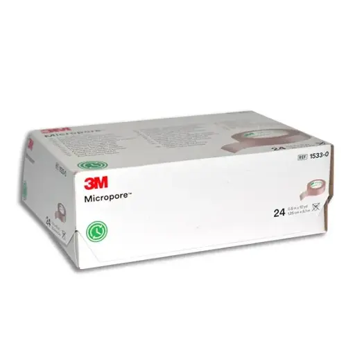 [70200419409] CINTA MICROPOROSA PIEL 3M 1.25CM Caja - c/24