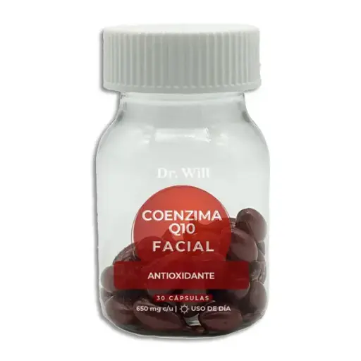 [7502299970710] COENZIMA Q10 FACIAL DR WILL Capsulas Blandas - c/30