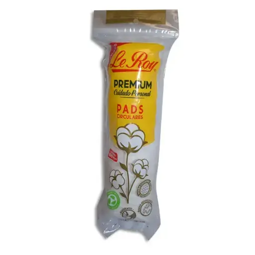 [729513107623] ALGODON FACIAL PREMIUM LEROY Tubo - c/100