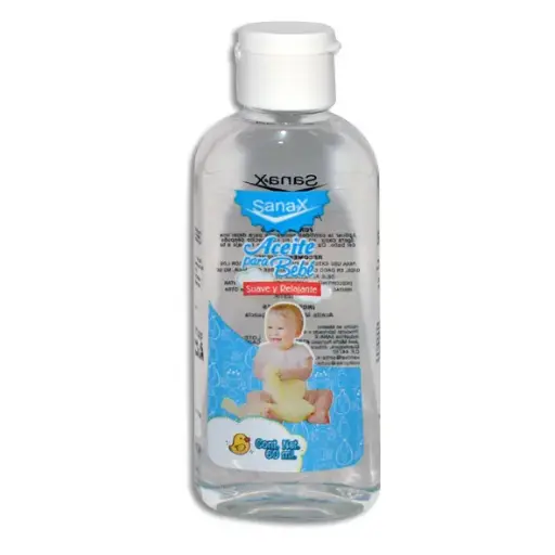[7503017500165] ACEITE DE BEBE SANAX Frasco - 60 ml