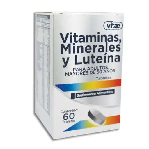 [7501478316295] VITAMINAS, MINERALES Y LUTEINA VITAE Tabletas - c/60