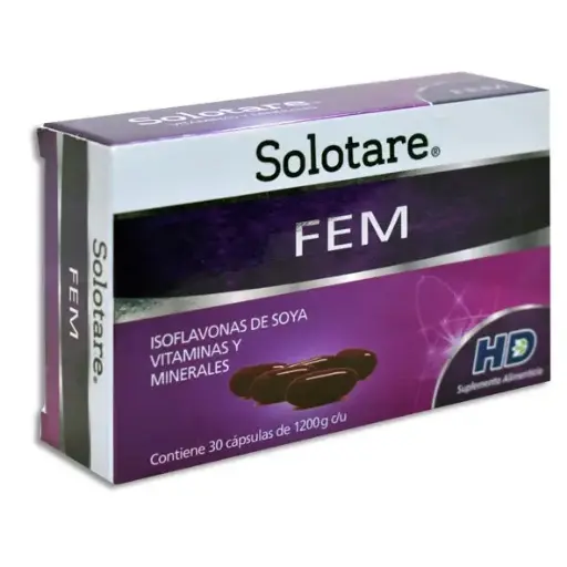 [7502008989088] SOLOTARE FEM Capsulas - c/30