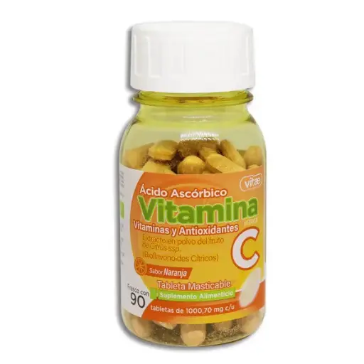 [7501478316318] VITAMINA C VITACE Tabletas Masticables - c/90