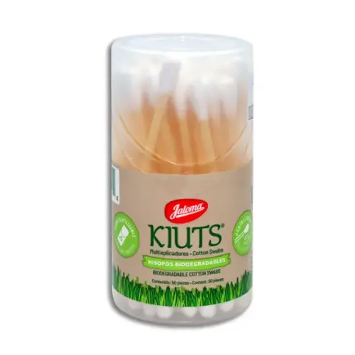 [759684273094] APLICADOR DE ALGODON KIUTS Tarro - c/50